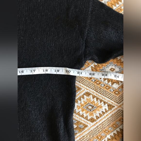 Sundry Lightning Bolt⚡️Embroidered Sweater Wool Mohair Size 1/ Small. - Picture 8 of 11